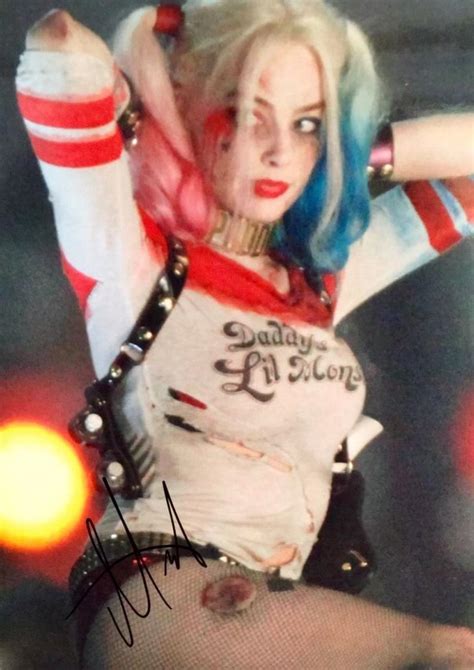 Harley Quinn Margot Robbie Signedautographed 8x10 Photo Suicide Squad Coa 1793964363