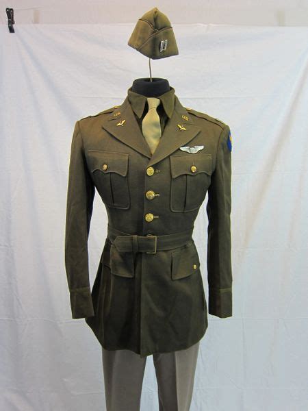Wwii Usaaf Complete 5th Air Corps Officers Dress Uniform Captain