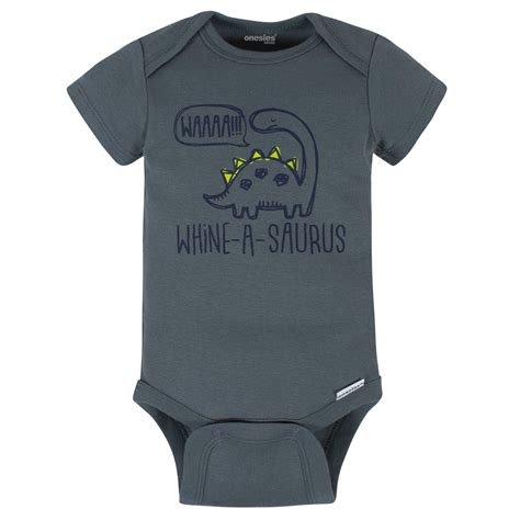 Onesies Brand 8 Pack Baby Boys Dino Bodysuits Gerber Childrenswear
