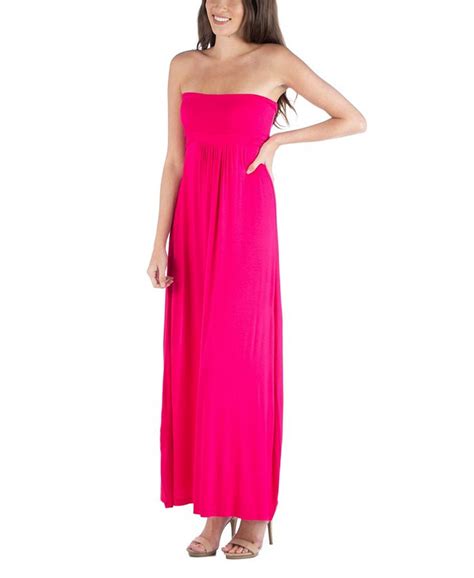 24seven Comfort Apparel Sleeveless Maxi Dress With Empire Waist And