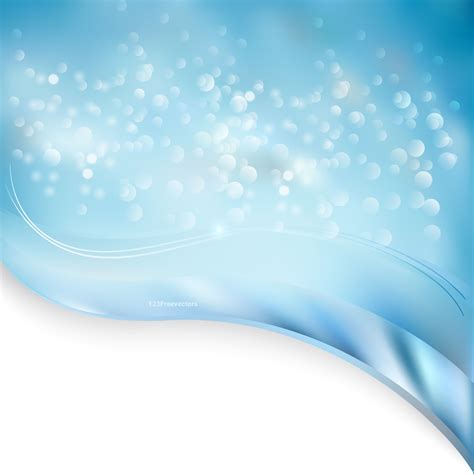 Abstract Light Blue Wave Powerpoint Background
