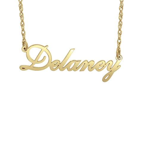 Cursive Name Necklace 1 Line Ph