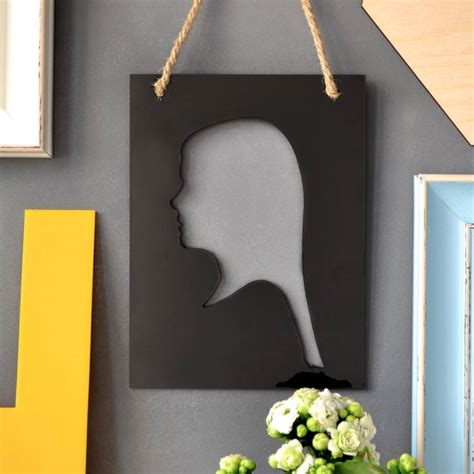 Personalised Adult Silhouette Artwork By Clouds And Currents