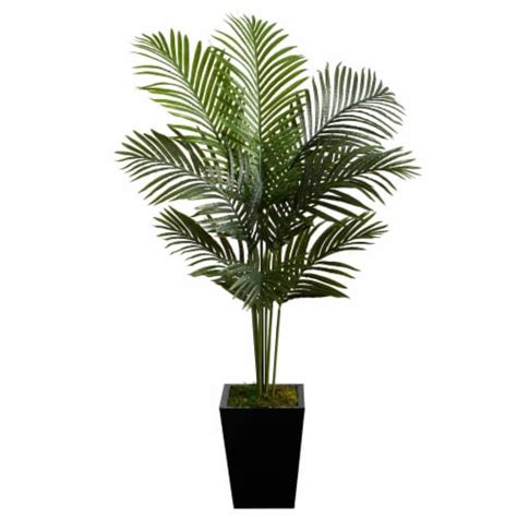 Nearly Natural T2585 5 Ft Paradise Palm Artificial Tree With Metal