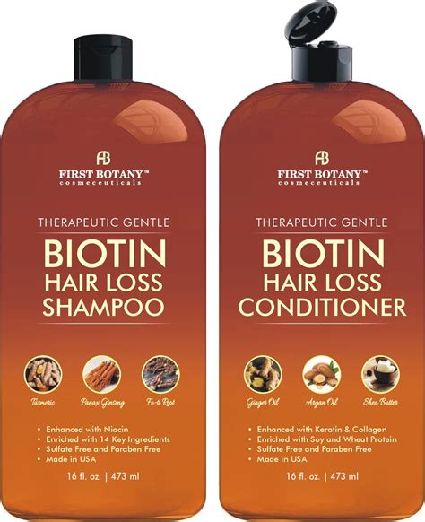 Buy Hair Growth Shampoo Conditioner Set An Anti Hair Loss Biotin