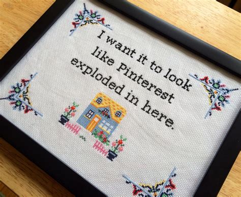 Pattern Funny Cross Stitch I Want It To Look Like Pinterest Etsy