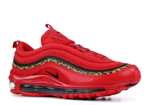 Though these said women's sneakers i still bought them, they fit so good and are so comfy. Nike Womens Air Max 97 University Red Leopard Print Black ...