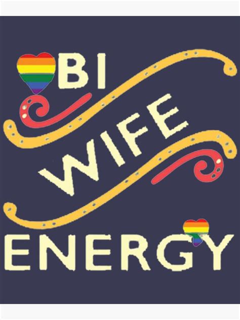 bi wife energy pride flags lgbt month art print for sale by joelgibbons redbubble