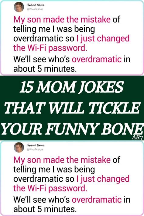 15 Mom Jokes That Will Tickle Your Funny Bone Artofit