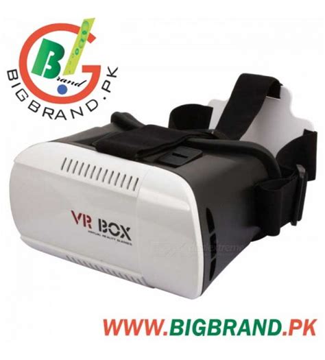 vr box virtual reality 3d glasses for phones white