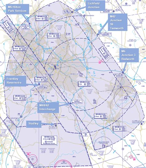 Birmingham Airport Vrp Visual Reference Points Pilot Guide