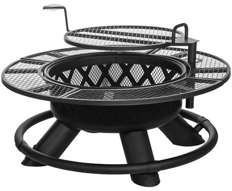 King Ranch Fire Pit With Grilling Grate Srfp96 By Shinerich
