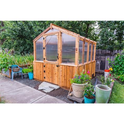 Outdoor Living Today 8 Ft X 8 Ft Greenhouse Kit Gh88 The Home Depot