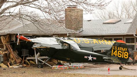 Old Army Plane Crashes At Stearman Field Airport In Kansas Wichita Eagle