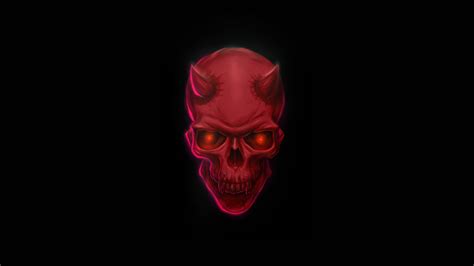 2560x1440 Red Devil Skull 8k 1440p Resolution Hd 4k Wallpapersimages