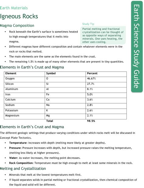 You will want to print these reading comprehension worksheets. Igneous Rocks Worksheet | Kids Activities