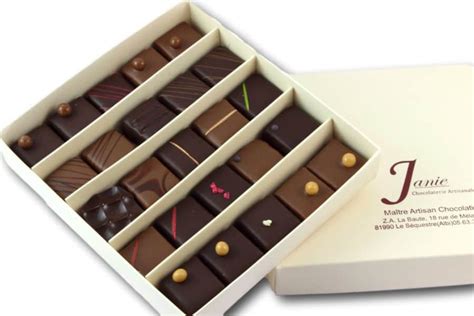 Coffret Assortiment Bonbons De Chocolat Janie Chocolaterie Artisanale
