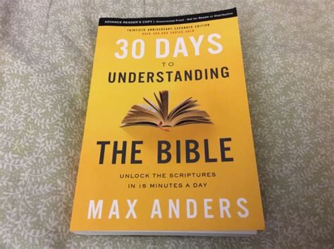 Review Of 30 Days To Understanding The Bible Unlocking The Scriptures
