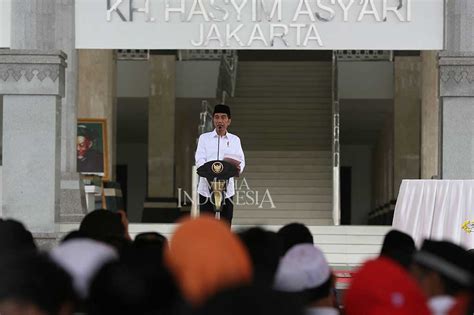 Presiden Resmikan Masjid Raya Kh Hasyim Asyari Medcomid
