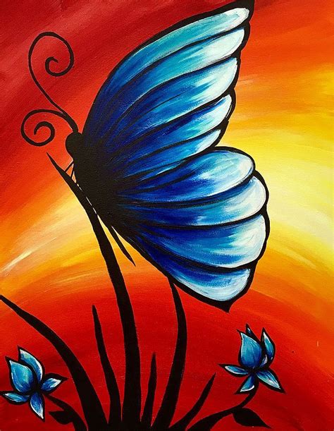 Summer Butterfly Butterfly Art Painting Diy Canvas Art Painting Art