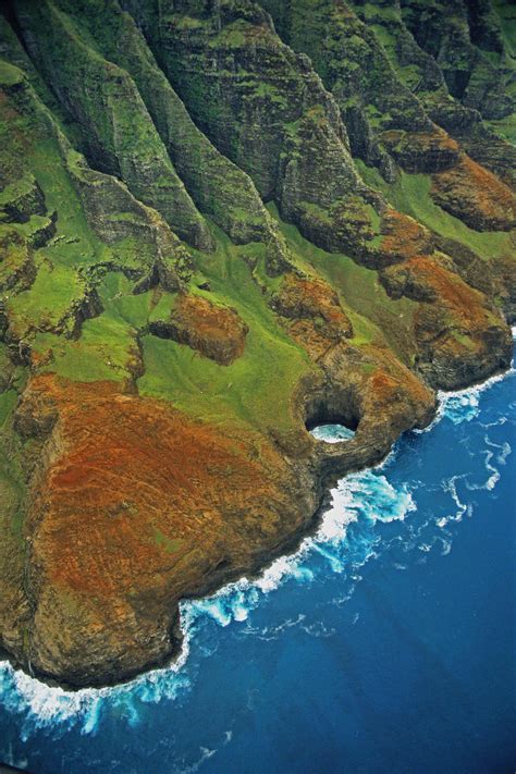 Na Pali Coast Aerial View Kauai Hawaii Kauai Hawaii Hawaii