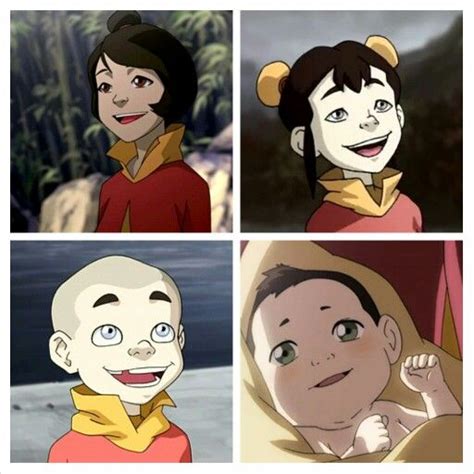 Aang And Kataras Grandkids Have The Eye Color Of All Four Nations
