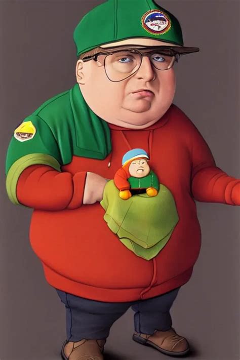 Krea Eric Cartman From South Park As A Real Life Person Realistic