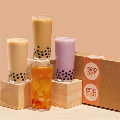 Assorted Bubble Tea Kit Diy Boba Tea Kit Diy Milk Tea Kit Etsy Singapore