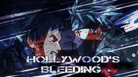 Kakashi Vs Obito Editamv Hollywoods Bleeding Youtube