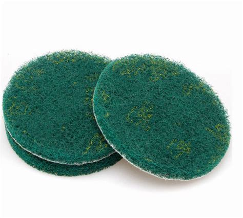 Hook And Loop Abrasive Scotch Brite Conditioning Scouring Pad Dia 100