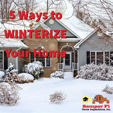 5 Ways To Winterize Your Home Dallas Fort Worth Home Inspections