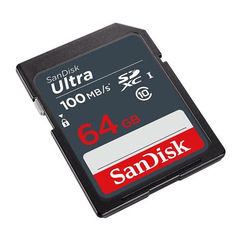 Cartão De Memória 64gb Sandisk Sdxc 100mbs Classe 10 Ultra Media
