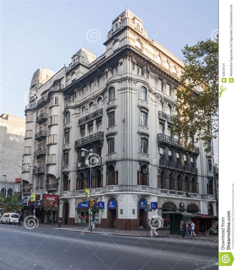 Historical Building Facade In Montevideo Editorial Photo Image Of