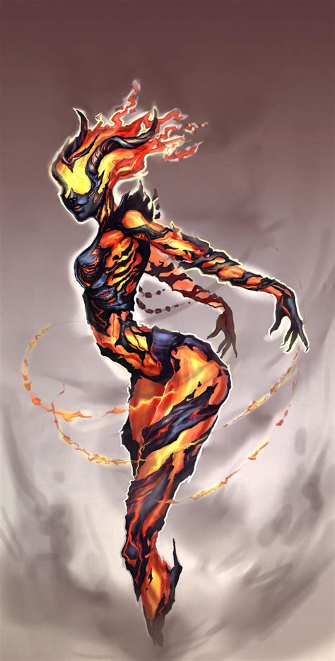 Flame Atronach By Allyedfrown On Deviantart