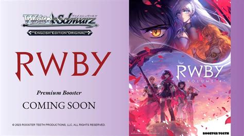 Rwby Expansion Announced For Weiss Schwarz Rrwby