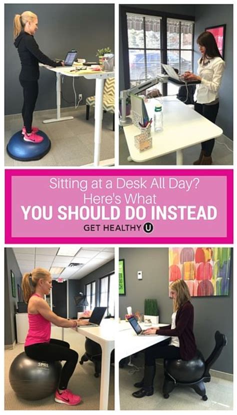 Sitting At A Desk All Day Here’s What You Should Do Instead Workout At Work Desk Workout
