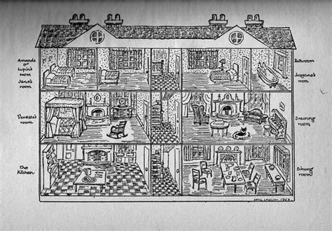 Dolls House Diagram From The Book Five Dolls In A House Flickr