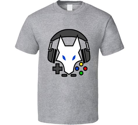 White Wolf Simbolo Gamer Gamers Gaming Electronics T Shirt