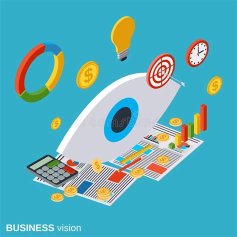 Business Vision Vector Concept Stock Vector Illustration Of Info
