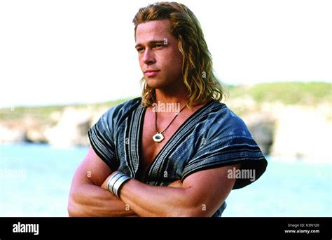Troy Us Br 2004 Brad Pitt As Achilles Date 2004 Stock Photo