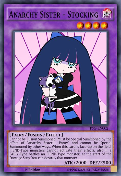 Anarchy Sister - Stocking (Fanmade card) by HolyCrapWhiteDragon on DeviantArt