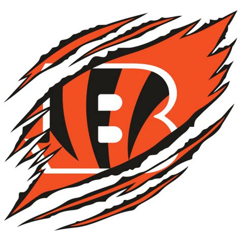 Ripped Cincinnati Bengals Logo Svg