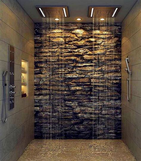 10 Amazing Rock Wall Bathroom You Need To Impersonate