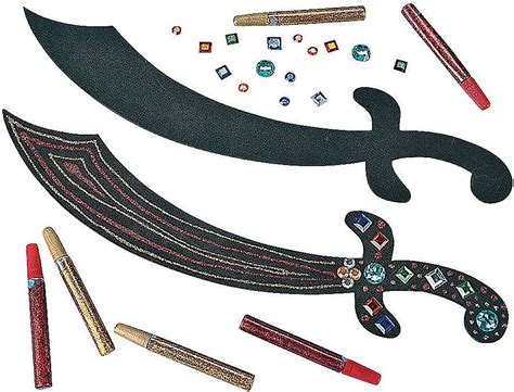 Foam Pirate Sword Craft Kit Crafts For Kids And Fun Home