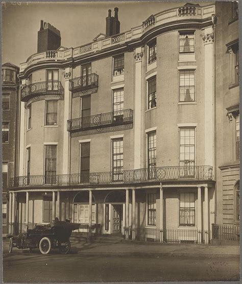 Boston Massachusetts Houses 54 And 55 Beacon Street Prescott The Historian Lived At No 55