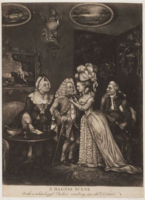 Bagnio Scene Courtesy Of Lewis Walpole Library Illustration Image
