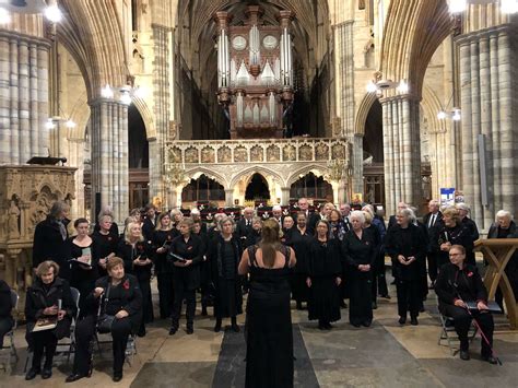 Our Choir Sing At Exeter Cathedral South Devon Choir