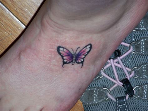 Small Foot Tattoo Ideas Fantastic Thing About Butterfly