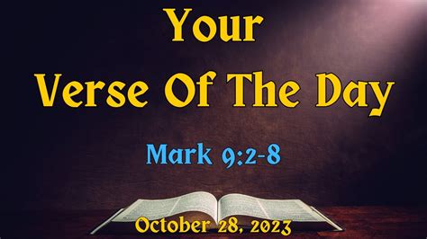 Would You Be Terrified Bible Verse Of The Day October 28 2023 Youtube