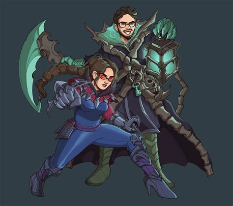 Artstation League Of Legends Couple Commission